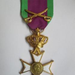 Médaille belge Croix des Vétérans Léopold II