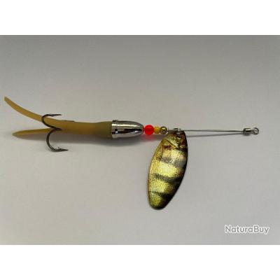 Leurre Métal Devon Méné - 5.1cm, 17g, Alvéolé, 4 Couleurs - Saumon, Truite, Perche, Brochet