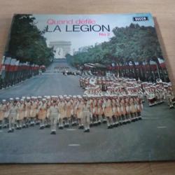 disque 33t  QUAND DEFILE LA LEGION