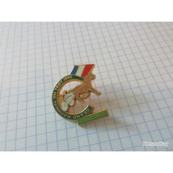 Pin's Cheval Grand Prix National Du Trot 1992 Chartres Zamac Starpin's Rf 262