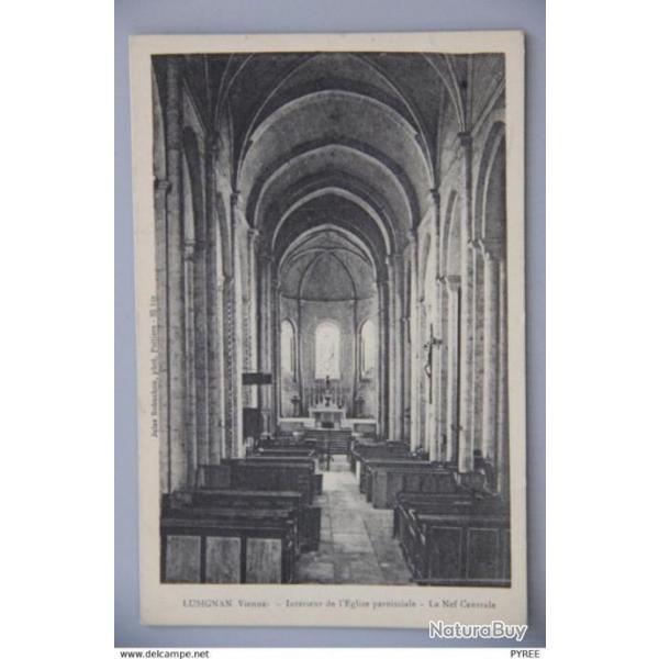 CP GLISE LUSIGNAN ( VIENNE ) 1915 CACHET 15 ME RGIMENT DE CHASSEURS