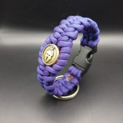 Bracelet en paracorde spartiate violet