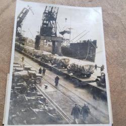 Ancienne Photos de presse  militaires l'arrivée en france des britanniques .  avril 1940