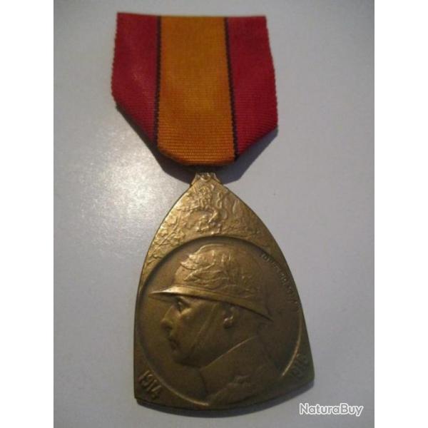 Mdaille belge Commmorative guerre 14/18