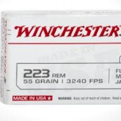 WINCHESTER 223REM FULL METAL JACKET 55GR PAR 100