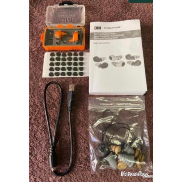 Vends ou change oreillette de protection lectronique amplificateur peltor EEP100 orange