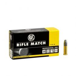 50 munitions RWS Rifle Match Professional Line .22 LR