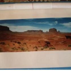 Véritables photos panoramiques de Monument Valley ! Western , Cowboys , Indiens, Collection .
