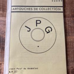 Catalogue "Cartouches de collection" par Jean Paul de Gabriac