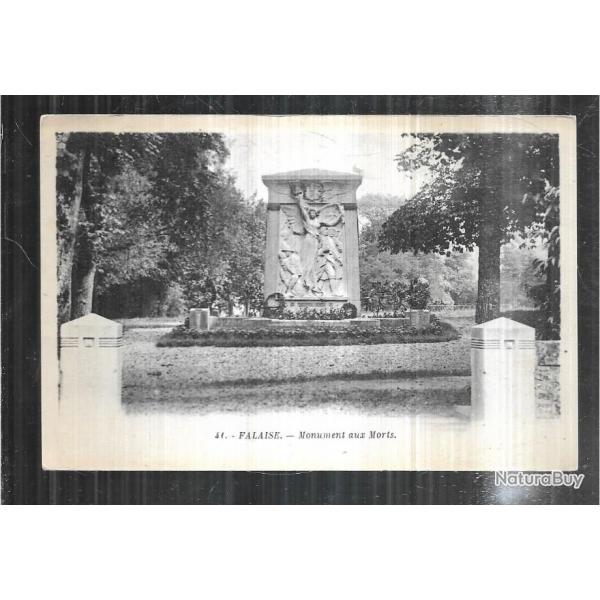 falaise monument aux morts carte postale ancienne