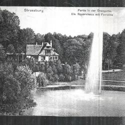 strasbourg orangerie carte postale allemande  carte postale ancienne