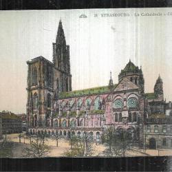 strasbourg la cathédrale coté sud carte postale ancienne