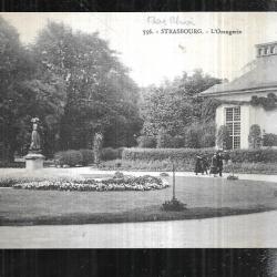 strasbourg l'orangerie carte postale ancienne