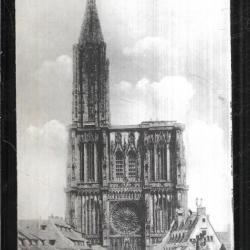 strasbourg la cathédrale carte postale ancienne