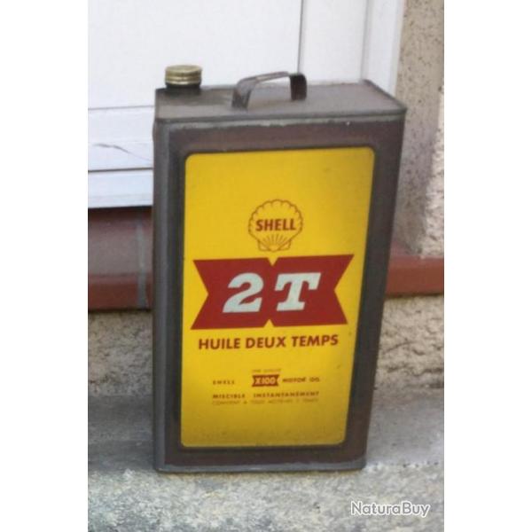 SHELL 2T Bidon ancien de 20L