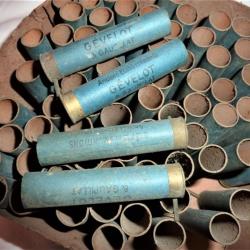 74 ancienne DOUILLES A BROCHES CARTOUCHES CAL 14 mm MARQUE GEVELOT & GAUPILLAT