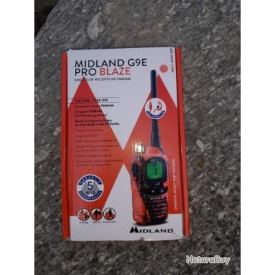 TALKIE WALKIE MIDLAND G9 PRO NOIR + OREILLETTE AS-21-C-S2 - Talkies walkies  (9553199)