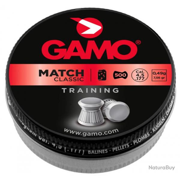 Plombs Gamo Match Classic Calibre 4.5 MM X500