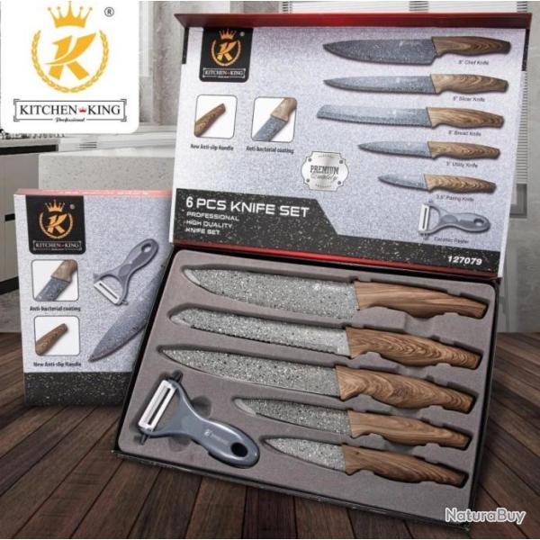 Ensemble couteaux cuisine chef