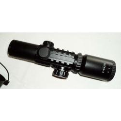 Rifle Scope - Lunette de visée variable ,2 - 6 X 28 E -  réticule lumineux