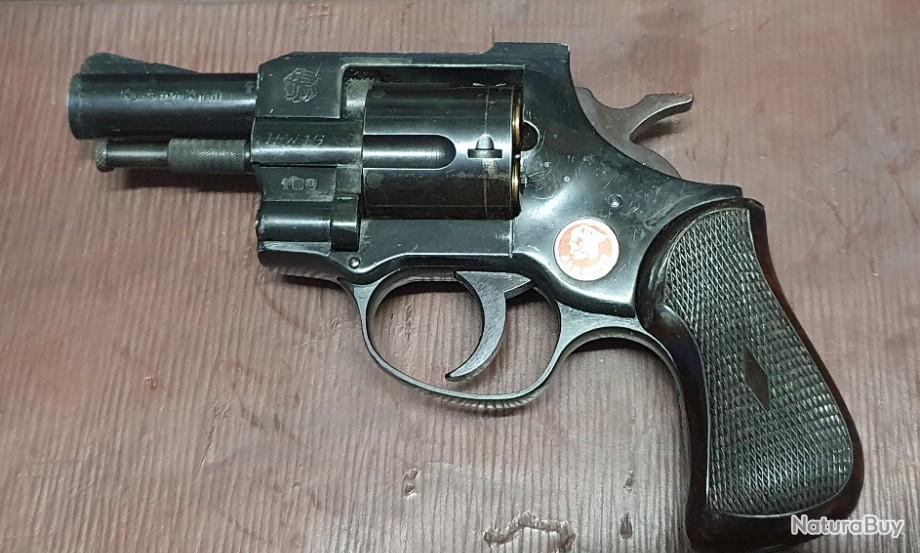Rare Revolver d'alarme, 9mm ou 380 ARMINIUS HW 1 G d'origine .Gas