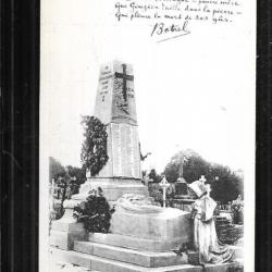 languidic le monument aux morts pour la patrie carte postale ancienne