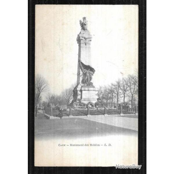 caen monument des mobiles carte postale ancienne