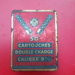 cartouche 9mm FLOBERT  double charge MGM de collection