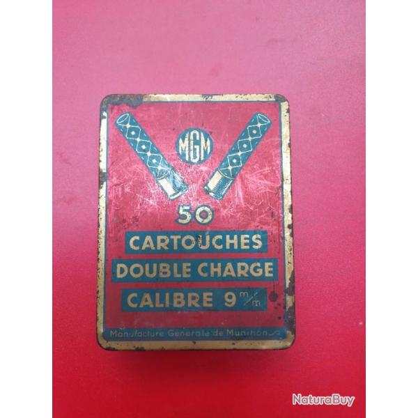 cartouche 9mm FLOBERT  double charge MGM de collection