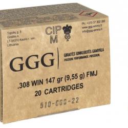 GGG cal.308 Win FMJ 147 gr /20
