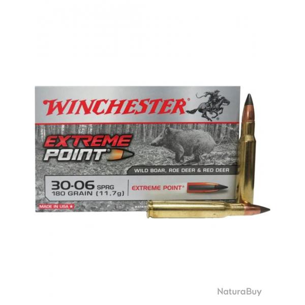 WINCHESTER cal.30-06 Sprg Extreme Point 180 grains - 11.7 grammes /20
