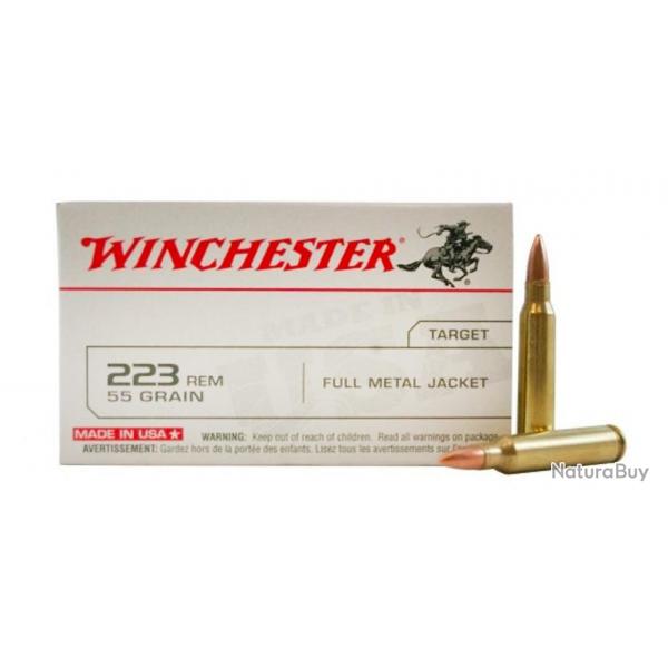 Winchester 223 rem 55grs x20
