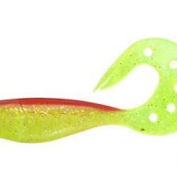 Leurre Souple Delalande Sandra 9cm 9cm A l'unité 46 - Chartreuse Dos Rouge