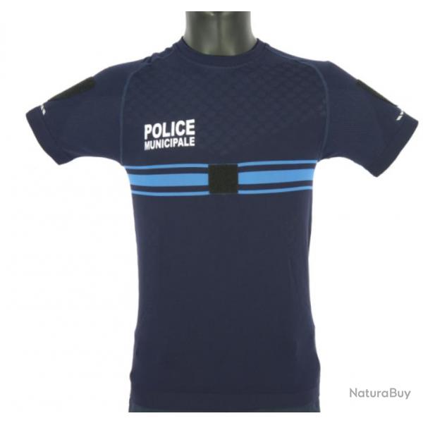Tee shirt sans coutures Police Municipale AIRFLOW