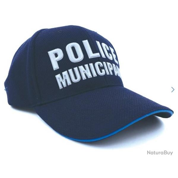 CASQUETTE ETE POLICE MUNICIPALE MARINE MESH