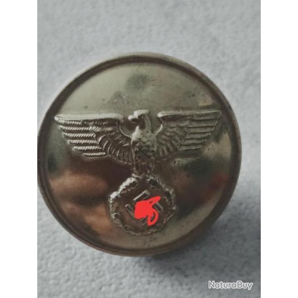 Bouton original Allemand ww2 , diamtre 24,7 mm