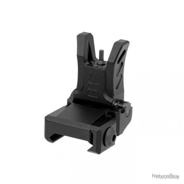 Guidon Ar15 Low Profile Flip-Up Front Mnt-755 UTG Noir