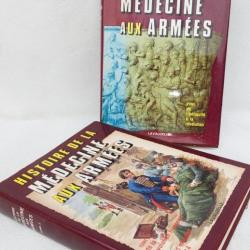 2 volumes de l'Histoire de la médecine aux armées.