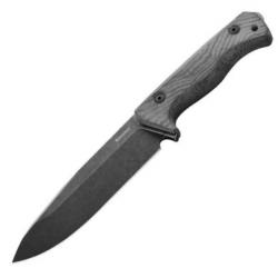 Couteau fixe Lionsteel "T6" micarta noir K490 T6B.CVB
