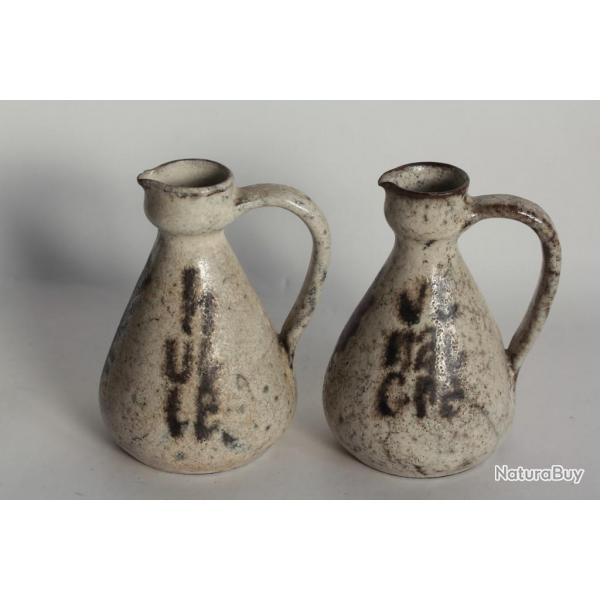 Gustave REYNAUD Flacons Huile Vinaigre Le Mrier Vallauris