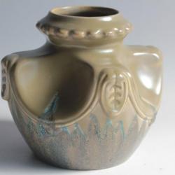 Vase céramique Julius Dressler Vienne Autriche Art Nouveau