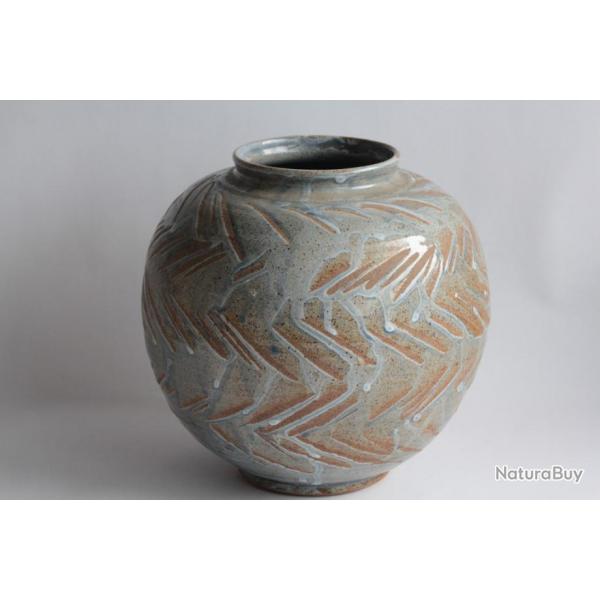 Vase cramique Michel VERGNES Combrit Bretagne
