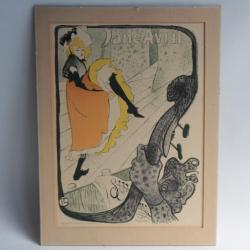 TOULOUSE-LAUTREC Lithographie Jane Avril 1893