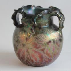 Vase céramique irisé Clément MASSIER Dhurmer Art Nouveau 1900