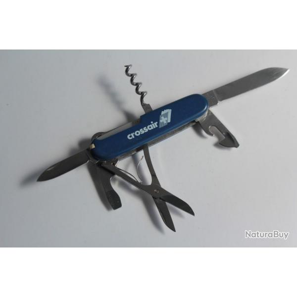 Couteau Suisse Victorinox publicitaire Crossair Compagnie aérienne
