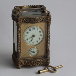 Pendulette réveil d'officier XIXe siècle