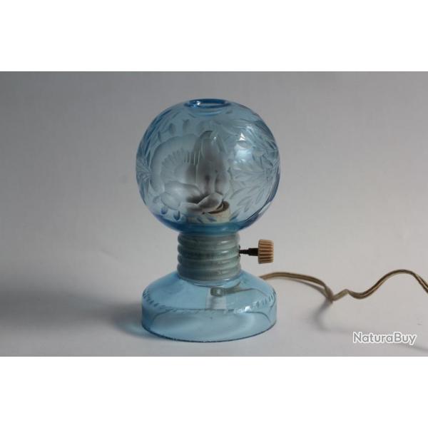 Veilleuse Brle parfum verre taill Bohme