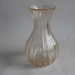 MURANO Vase verre poudre d'or