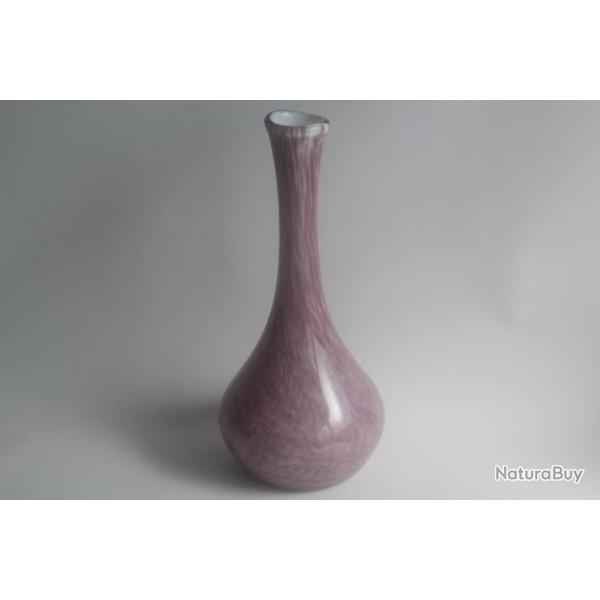 Jean Claude NOVARO Vase verre souffl Biot
