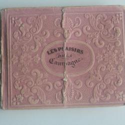 Livre miniature Les plaisirs de la campagne Paris Marcilly